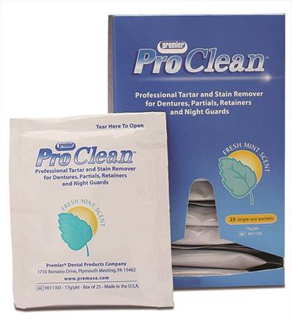Pro Clean™ Tartar and Stain Remover Box of 25 thumbnail 4