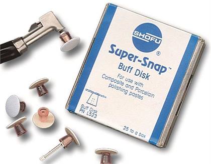 Super-Snap Disposable Buff Disks, CA, Standard, 25/Pk, L523 product image