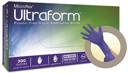 Ultraform Nitrile Gloves, Large, Cobalt Blue, 300/Box, UF-524-L thumbnail 14