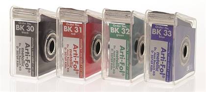 Arti-Fol Metallic One-Sided Articulating Film, 12 microns, 22 mm x 20 m, Blue, 1 Roll/Pk, BK33 thumbnail 12