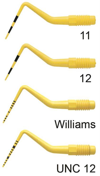 Colorvue Probe, Handle and Tips, Kit, # 12 University of North Carolina, # 6 Satin Steel, 6/Pk, PCVNCKIT6 thumbnail 13