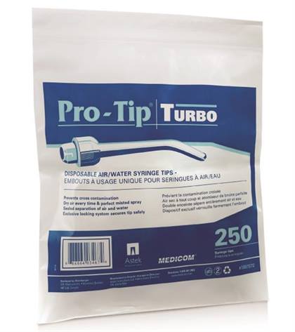 Pro-Tip Turbo Air / Water Syringe Refill White 250/Bg thumbnail 12