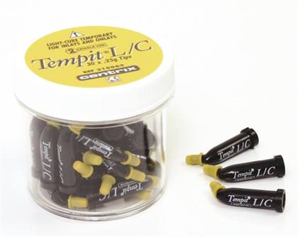 Tempit LC Temporary Filling Material, Prefilled Tips, 0.25 g, Translucent, 30/Jar, 310063 thumbnail 13