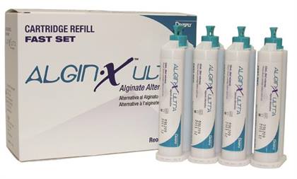 Algin-X Ultra Alginate Alternative, Fast Set, Standard Cartridge, 380 ml, 2/Pk, 61E810 product image