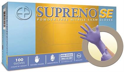 MICROFLEX Supreno SE Nitrile Exam Gloves Large Violet Blue Non-Sterile 100/Bx thumbnail 15