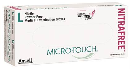 MICRO-TOUCH NitraFree Nitrile Exam Gloves X-Small Pink Non-Sterile 100/Bx thumbnail 14