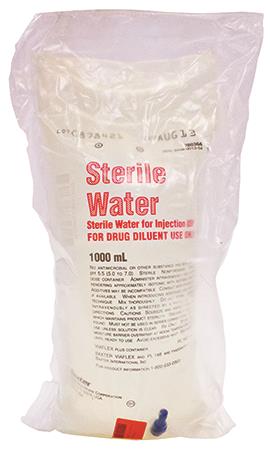 STERILE WATER INJECTION BG 1000ML product image