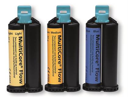 MultiCore Flow Composite Core Build-Up Material, Dual-Cure, Cartridge Refill, 50 g, Medium, 1/Pk, 578914 product image