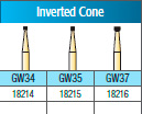 #GW34 Great White Bur Inverted Cone FG Pack of 10 thumbnail 8