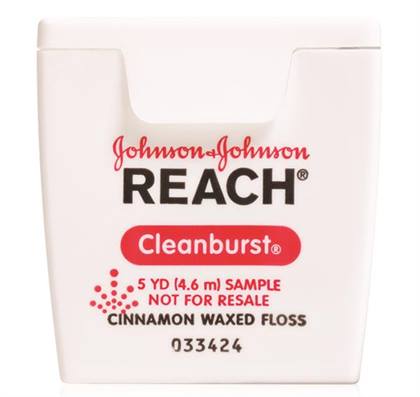 Reach - Clean Burst Dental Floss, Cinnamon, Trial Size, 5 yds (1/Pc) ((former JJ-9624)) thumbnail 8