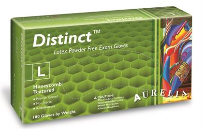 Aurelia Distinct XL Latex PF TXT Gloves (100) product image