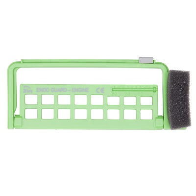 Steri-Endo Guard Guard Engine Neon Grn Holds up to 11 Engine and 5 Hand Files Ea thumbnail 7