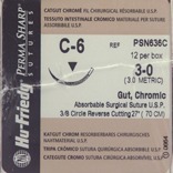 Perma Sharp Suture, Chromic Gut, Absorbable, C-6, 3-0, 27", 12/Pk, PSN636C thumbnail 14
