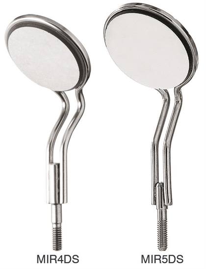 Cone Socket Mouth Mirror, FS, Double-Sided, # 4 Rhodium-Coated, 6/Pk, MIR4DS/6 thumbnail 14