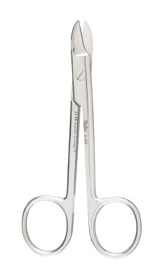 MILTEX Wire Cutting Scissors 4-3/4” Curved one Serrated Blade product image