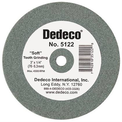 Tooth Grinding Lathe Wheel, 3" x 1/4", Soft, Green, 1/Pk thumbnail 11