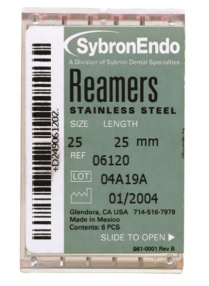 Stainless Steel Hand Reamers with Plastic Handles, 21 mm, # 15, White, 6/Pk, 06030 thumbnail 9