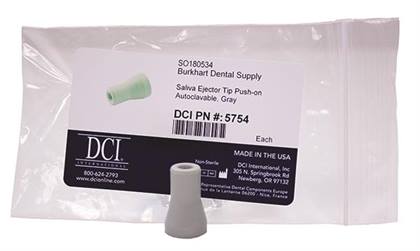 Push-On Saliva Ejector Tip, Plastic, Latex-Free, Autoclavable, Gray, 1/Pk, 5754 thumbnail 11