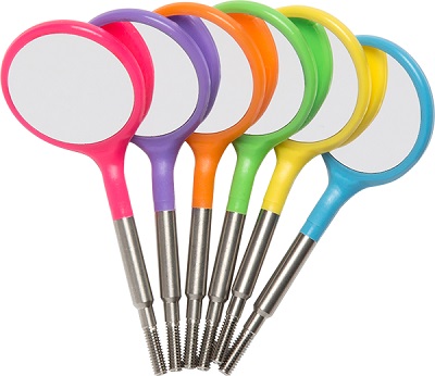 Crystal HD Plastic Mirror Heads, Cone Socket, # 5, Neon Purple, 12/Pk, 50Z372R thumbnail 8