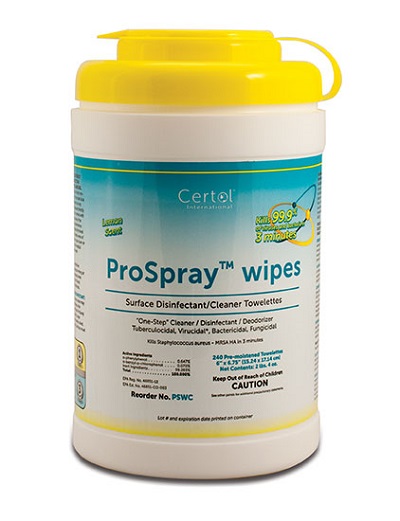 Spec Clean Disinfectant Wipes Canister 240/Cn product image
