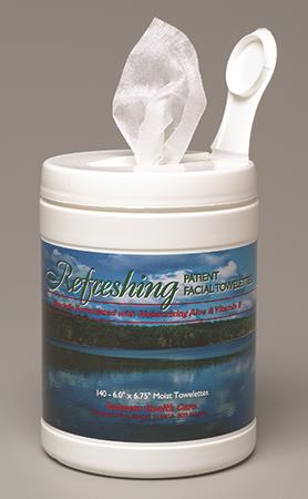 Refresh Patient Facial Towelettes, 6" x 6.75", 140 Wipes/Pk, 3515 thumbnail 9