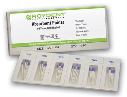#15 White .04 Taper Roydent Absorbent Points Cell Pack of 180 thumbnail 8