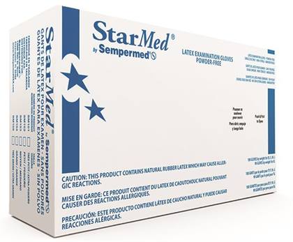 -StarMed LRG Latex PF Gloves (100) product image