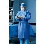 Procedure Gown 3 Layer SMS Universal White / Blue 10/Pk thumbnail 4