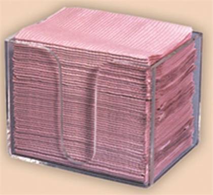 Towel Dispenser, Acrylic, Clear, for 50 Folded 19" x 13" Towels, 1/Pk, PTC thumbnail 7