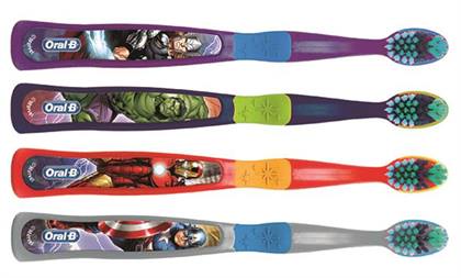 Oral-B Kids 3+ Manual Toothbrush w/ Marvel Spiderman 6/Pk product image
