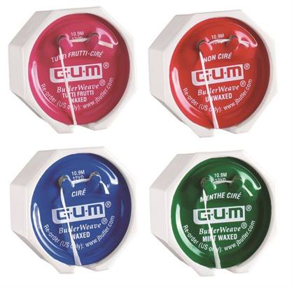 GUM ButlerWeave Waxed Floss Mint 60YD (12) product image