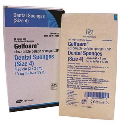 -Size 100 Gelfoam Sponges 80mmX125mm (6) product image