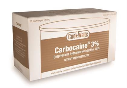 Carbocaine 3% Plain Mepivacaine (50) product image