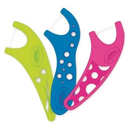 Gum Crayola Flossers, Kids, 3 Flossers, Grape, 48/Pk, 895PQ product image