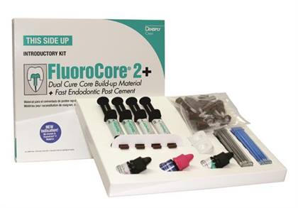FluoroCore 2+ Core Build-Up Material, Dual-Cure, Regular Set, Syringe Refill, 4.75 g, Blue, 4/Pk, 612402 thumbnail 14