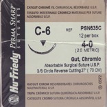 Perma Sharp Suture, Chromic Gut, Absorbable, C-6, 4-0, 27", 12/Pk, PSN635C thumbnail 14