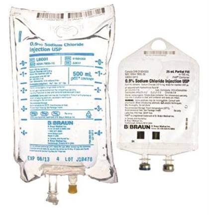 Braun Sodium Chloride Injection 0.9% 500ml Bag product image