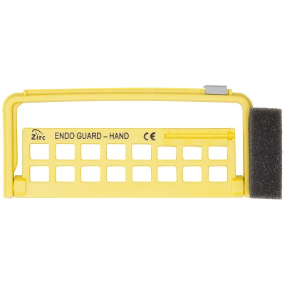 Steri-Endo Guard Hand Neon Yellow Holds up to 16 Instruments Ea product image