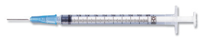 1cc Syringe w/ 25GAx5/8" (100) product image