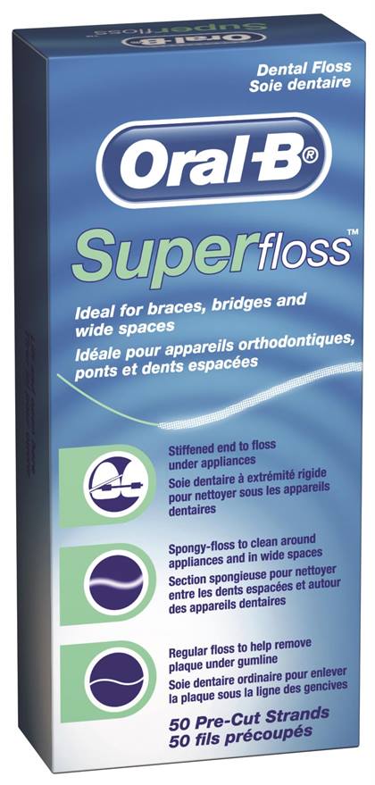 P&G - Super Floss, Office Pack, Mint, Pre-Measured Strands, 50/bx, 24 bx/cs (Old part #84855870) thumbnail 9