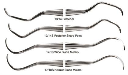 Universal Curette McCall Double End Size 17/18S EagleLite Stainless Steel Ea product image