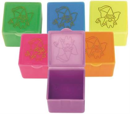 TOOTH FAIRY BOXES 1-1/8X1-1/8X7/8" ASSORTED (36) product image
