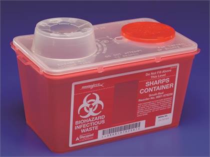 Monoject 4qt Chimney-Top Red Small Sharps product image