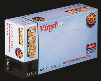 Dash Vinyl Vinyl Exam Gloves X-Large Clear Non-Sterile thumbnail 9