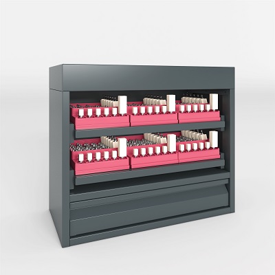 -CAD/CAM Block Locker, Small w/Neon Blue Organizers product image