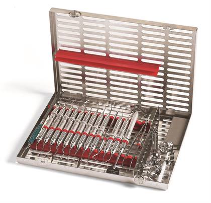 IMS Instrument Cassette Stainless Steel Red 12 Instruments Ea product image