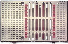 Hu-Friedy - Double-Decker 20-Instrument Signature Series Cassette W/ Accessory Area, Red thumbnail 7