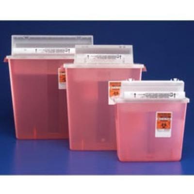 In-Room 5qt Red Sharps w/Counter Balanced Lid product image