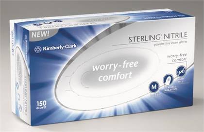 KC300 Sterling Nitrile Exam Gloves, Powder-Free, Medium, 200/Box thumbnail 14