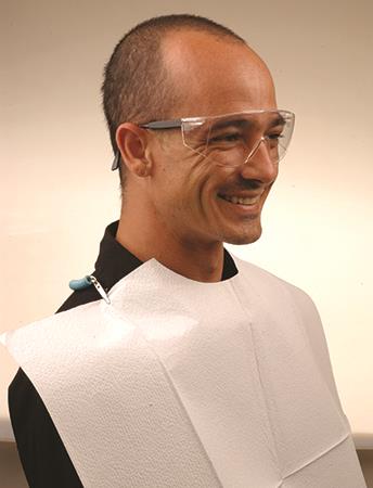 Contour Neck Bib 18x22 3+1 Ply White 400/Cs, WERUEC thumbnail 14